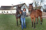 Aardenburg, 25 Maart 2009
Joyce Ultee met haar paarden
100 Euro aktie.
Foto Peter Smulders BV