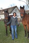 Aardenburg, 25 Maart 2009
Joyce Ultee met haar paarden
100 Euro aktie.
Foto Peter Smulders BV