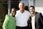 Amsterdam 14 oktober 2007
Stedman Graham ( ex Ophrah Winfrey op bezoek in Nederland. Hij ging varen met boot door de amsterdamse grachten en Golfen. Stedman met Jurgen Raymann en Clarence Seedorf