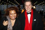 Den Haag 20 januari 2008
Premiere  Hollywood in concert met Lee Towers en Anita Meier. 
Justine Pelmelay met vriend