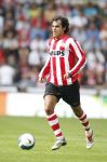 Eindhoven, 23 September 2007 Seizoen 2007/2008 Kompetitewedstrijd PSV-Feyenoord, eindstand 4-0
Kenneth Perez ( maker van 1-0 en 3-0 )
