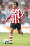 Eindhoven, 23 September 2007 Seizoen 2007/2008 Kompetitewedstrijd PSV-Feyenoord, eindstand 4-0
Kenneth Perez ( maker van 1-0 en 3-0 )