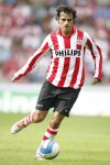 Eindhoven, 23 September 2007 Seizoen 2007/2008 Kompetitewedstrijd PSV-Feyenoord, eindstand 4-0
Kenneth Perez ( maker van 1-0 en 3-0 )