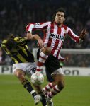 Eindhoven, 23 Oktober 2007
Champions League wedstrijd PSV-Fenerbahce, eindstand 0-0
Seizoen 2007/2008
Kenneth Perez in duel met Bilgin Ali