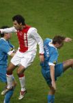 Amsterdam, 30 Januari 2008 Kompetitiewedstrijd AJAX-PSV, eindstand 0-2
Seizoen 2007/2008
Twee voormailige ploeggenoten Eerst bij AZ en later bij PSV , Kenneth Perz en Jan Kromkamp