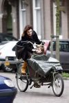 Amsterdam 14 april 2008
Kim v Kooten met zoon in bakfiets.