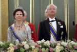 Den Haag 21 april 2009
Staatsbezoek van Koning Carl Gustav en koningin Silvia aan Nederland. Prinses Maxima Koningin Beatrix Prins Willem Alexander Pieter v Vollenhoven en prinses Margriet.
Peter Smulders bv