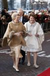 Amsterdam 1 februari 2008
Koningin Beatrix en Prinses Margriet vieren hun 65e en 70e verjaardag in Carre. Pieter v Vollenhoven Prins Willem Alexander Prinses Maxima Prins Constantijn Laurentien Friso Mabel Wisse Smit Prin ses Christina Prinses Irene Prins Hugo carlos Carlos Margarita met vriend , Carolina Jaime, Prins Maurits Marilene Bernhard met zwangere Annette Floris Aimee Prins Pieter Christiaan en Anita.