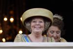 Den Haag 18 september 2007
Koningin Beatrix Prins Willem Alexander Maxima Prinses Margriet Pieter v Vollenhoven Prins Constantijn en Prinses Laurentien bij prinsjesdag met de gouden koets.