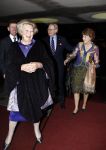 Apeldoorn 19 januari 2008
Prinses Margriet Pieter v Vollenhoven Prins Maurits Prinses Marilene Prins Bernhard jr  een zwangere Prinses Annette Prins Pieter Christiaan Prinses Anita Prins Floris Prinses Aimee Koningin Beatrix Prins Constantijn Prinses Laurentien Prins Friso Prinses Maebel Wisse Smit Prins Carlos en Prinses carolien bij voorstelling in Theater tbv vefrjaardag prinses Margriet.