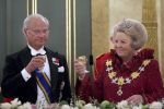 Den Haag 21 april 2009
Staatsbezoek van Koning Carl Gustav en koningin Silvia aan Nederland. Prinses Maxima Koningin Beatrix Prins Willem Alexander Pieter v Vollenhoven en prinses Margriet.
Peter Smulders bv