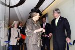 Schiphol 23 januari 2008
Opening nieuwe VIP centrum en koninklijke loge op schiphol door Koningin Beatrix.
Gerlach Fontaine begeleidt haar.