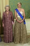 Den Haag 25 mei 2009
Staatsbanket met Koningin Beatrix Prinses Margriet en prinses Maxima vanwege bezoek Chili.
Peter Smulders bv