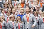 Den Haag 27 augustus 2008
De Olympische medaille winnaars van Peking op het bordes bij Koningin Beatrix. Aanwezig oa Anky v Grunsven Maarten v d Weijden Inge Dekker Marianne Vos Naomi v As Fatima de Moreiro Melo, anky v Grunsven Deborah Gravenstijn...
Peter Smulders bv