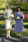 Lisse 22 april 2009
Prinses maxima en koningin Silvia van Zweden in de keukenhof.
Peter Smulders bv