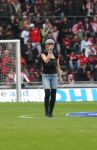 Eindhoven, 13 April 2008 Kampioenswedstrijd PSV-FC Twente, eindstand 1-1 Seizoen 2007/2008. PSV daardoor nog niet kampioen.
Kristen Stroek