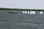 Almere, 11 Mei 2008
Kunststukken op het Ijsselmeer
Kunstwerk op het Ijsselmeer
