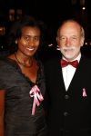 Amsterdam 29 september 2008
Pink Ribbon gala in het concert gebouw. Laetitia Griffith met man
Peter Smulders bv