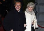 Amsterdam 1 februari 2008
Koningin Beatrix (70jaar) en Prinses Margriet (65 jaar) vieren hun verjaardag in Carre. Laurens Jan Brinkhorst met vrouw