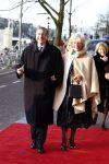 Amsterdam 1 februari 2008
Feest koningin Beatrix en Prinses Margriet voor hun 70e en 65e verjaardag in Carre.
Laurens Jan Brinkhorst met zijn vrouw