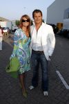 Amsterdam 28 mei 2004
Show Rodrigo Otazu in hangar op schiphol Oost.
Leontine Borsato sexy met Leco Zadelhoff
