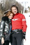 Fiss 28 februari 2008 Marco Borsato en Leontine met hun kinderen Jada Senna en Luca op wintersport / skivakantie.
Peter Smulders bv
