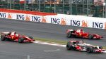 Spa 7 september 2008
Formule 1 Grand Prix van Spa Francochamps. Filippe Massa Kimi Raikkonen Lewis Hamilton  Heiki Kovalinen Fernando Alonso
Peter Smulders bv