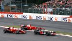 Spa 7 september 2008
Formule 1 Grand Prix van Spa Francochamps. Filippe Massa Kimi Raikkonen Lewis Hamilton  Heiki Kovalinen Fernando Alonso
Peter Smulders bv