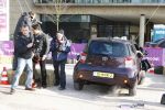 Amsterdam 31 januari 2009
Fajah Lourens Lieke v Lexmond en Renate Verbaan doen mee aan race met de nieuwe Toyota iq op de parkeerplaats bij het Okura.
Peter Smulders bv