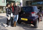 Amsterdam 31 januari 2009
Fajah Lourens Lieke v Lexmond en Renate Verbaan doen mee aan race met de nieuwe Toyota iq op de parkeerplaats bij het Okura.
Peter Smulders bv