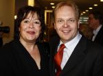 Amsterdam 1 maart 2009
Modeshow Paul Schulten in het Okura hotel. Liesbeth v Dijk met Frits Huffnagels
Peter Smulders bv