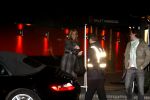 Blaricum 2 februari 2008
Linda de Mol en Jeroen Rietbergen na etentje in restaurant the red  sun en daarna in de porsche cabrio.