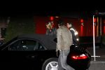 Blaricum 2 februari 2008
Linda de Mol en Jeroen Rietbergen na etentje in restaurant the red  sun en daarna in de porsche cabrio.