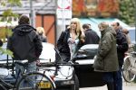 Laren 14 april 2008
Opnames Gooische vrouwen  met Linda de Mol Susan Visser Tjitske Reidinga en Alex Klaasen. Ze rijden in Gooische vrouwen met Linda de Mol haar porsche cabrio.