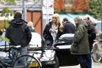 Laren 14 april 2008
Opnames Gooische vrouwen  met Linda de Mol Susan Visser Tjitske Reidinga en Alex Klaasen. Ze rijden in Gooische vrouwen met Linda de Mol haar porsche cabrio.