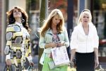 Laren 14 april 2008
Opnames Gooische vrouwen  met Linda de Mol Susan Visser Tjitske Reidinga en Alex Klaasen. Ze rijden in Gooische vrouwen met Linda de Mol haar porsche cabrio.