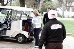 Vale do Lobo 24 februari 2008
Linda de Mol golfend met haar nieuwe vriend Jeroen Rietbergen op vale do lobo  waar Linda een huis heeft.
