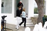Vale do Lobo 24 februari 2008
Linda de Mol golfend met haar nieuwe vriend Jeroen Rietbergen op vale do lobo  waar Linda een huis heeft.