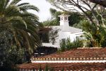 Vale do Lobo 24 februari 2008
Linda de Mol golfend met haar nieuwe vriend Jeroen Rietbergen op vale do lobo  waar Linda een huis heeft.