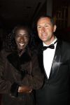 Amsterdam 19 decdember 2007
Sportman van het jaar verkiezing in de rai. Lorna Kiplagat met man