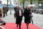 Utrecht 28 april 2009
Pieter v Vollenhoven viert zijn 70e verjaardag in het Beatrix theater in Utrecht. Louis v Dijk met vriendin
Peter Smulders bv
