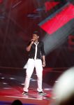 Hilversum 10 april 2009
Opnames X factor in studio 22. Martijn Krabbe Wendy v Dijk Luigiano en Irma tijdens sing off
Peter Smulders bv