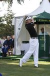 4 November 2007 Valderrama Golfclub ( Spanje )
Finaledag Volvo Masters Seizoen 2007
Luke Donald met Petino Sr. op de achtergrond