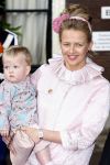 Den Haag 20 oktober 2007
Mabel Wisse Smit Prins Friso en hun dochters Luana en Zaria bij de doop van prinses Ariane.