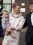 Den Haag 20 oktober 2007
Mabel Wisse Smit Prins Friso en hun dochters Luana en Zaria bij de doop van prinses Ariane.