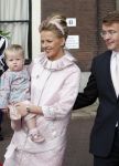 Den Haag 20 oktober 2007
Mabel Wisse Smit Prins Friso en hun dochters Luana en Zaria bij de doop van prinses Ariane.