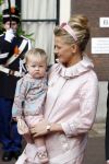 Den Haag 20 oktober 2007
Mabel Wisse Smit Prins Friso en hun dochters Luana en Zaria bij de doop van prinses Ariane.