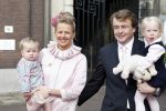 Den Haag 20 oktober 2007
Mabel Wisse Smit Prins Friso en hun dochters Luana en Zaria bij de doop van prinses Ariane.