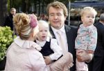 Den Haag 20 oktober 2007
Mabel Wisse Smit Prins Friso en hun dochters Luana en Zaria bij de doop van prinses Ariane.