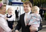 Den Haag 20 oktober 2007
Mabel Wisse Smit Prins Friso en hun dochters Luana en Zaria bij de doop van prinses Ariane.
Peter Smulders bv